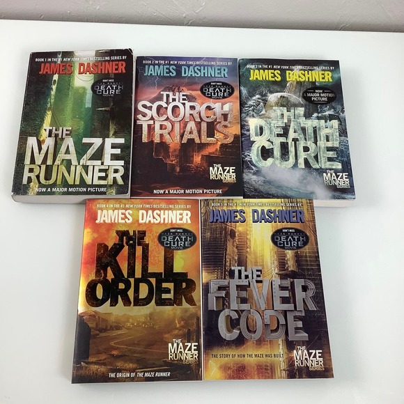 James Dashner The amaze Runner Series 1-5 complete set - Picture 6 of 9